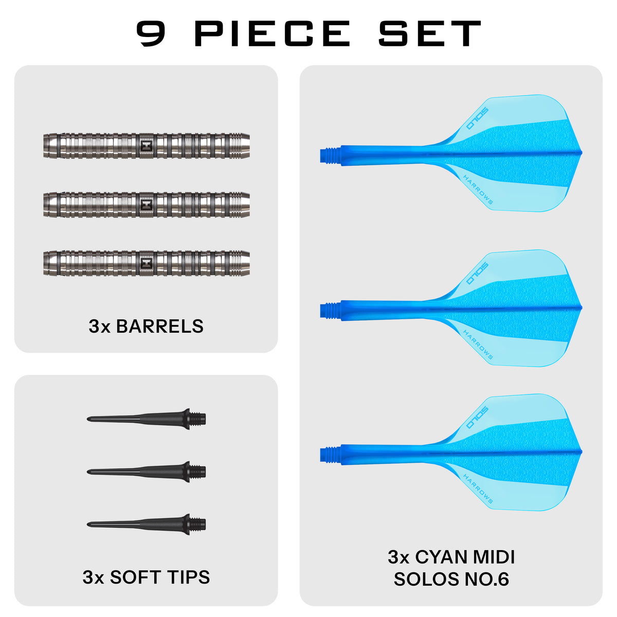 Flux Pro Tungsten Soft Tip Darts
