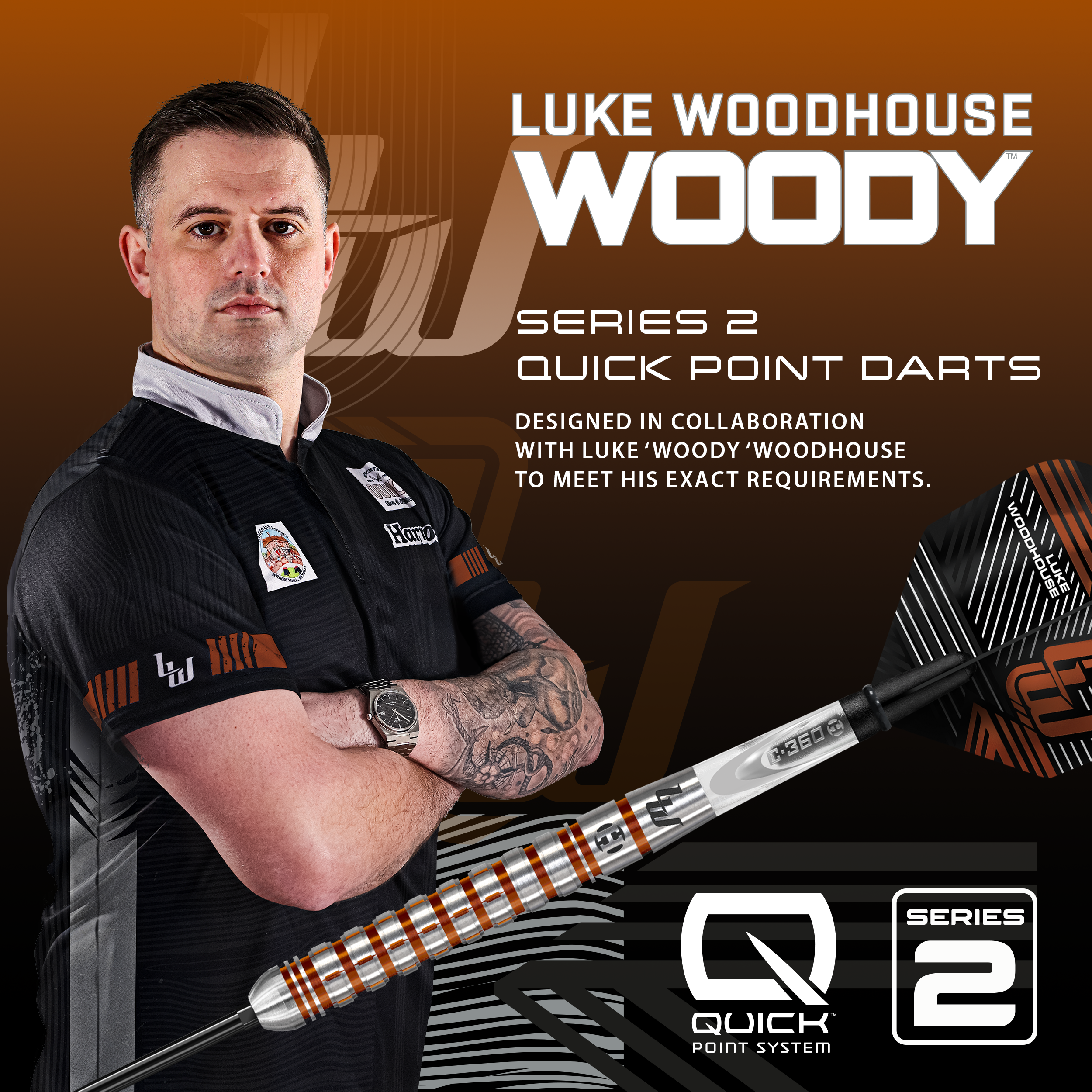 Luke Woodhouse 90% Series 2 Quick Point Darts