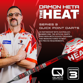 Damon Heta 90% Series 3 Quick Point Darts
