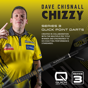 Chizzy 90% Series 3 Quick Point Darts