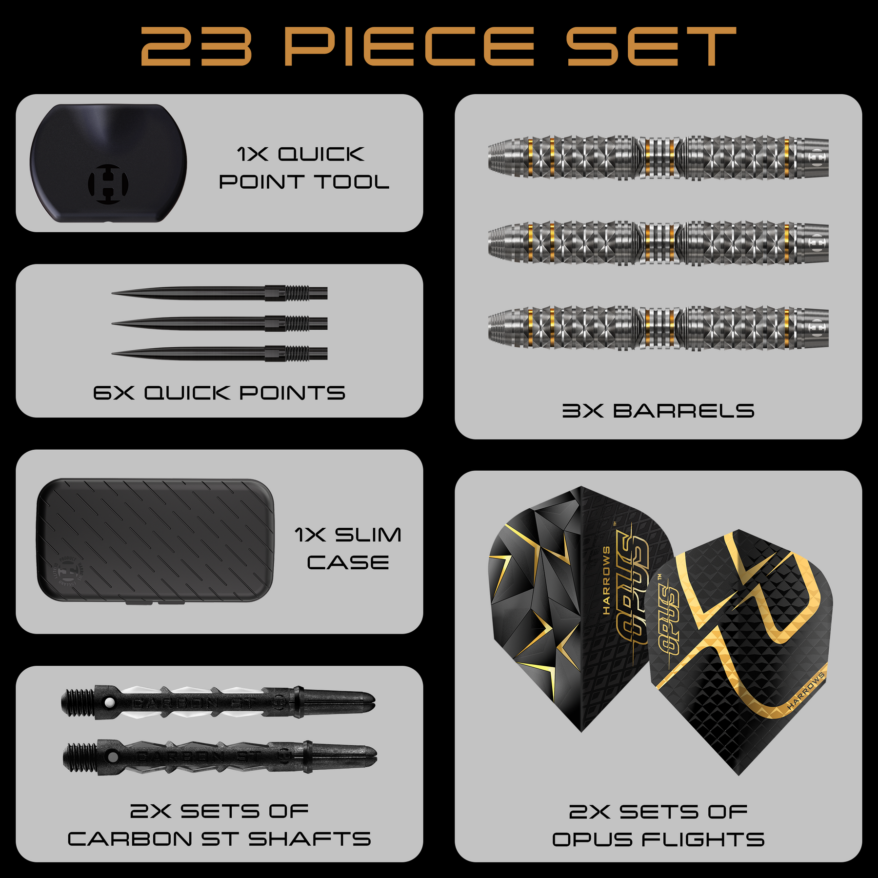 Opus 90% Quick Point Darts