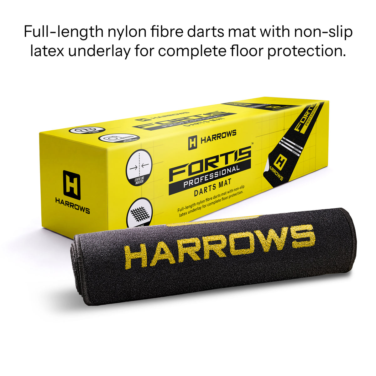 Fortis Darts Mat - Yellow