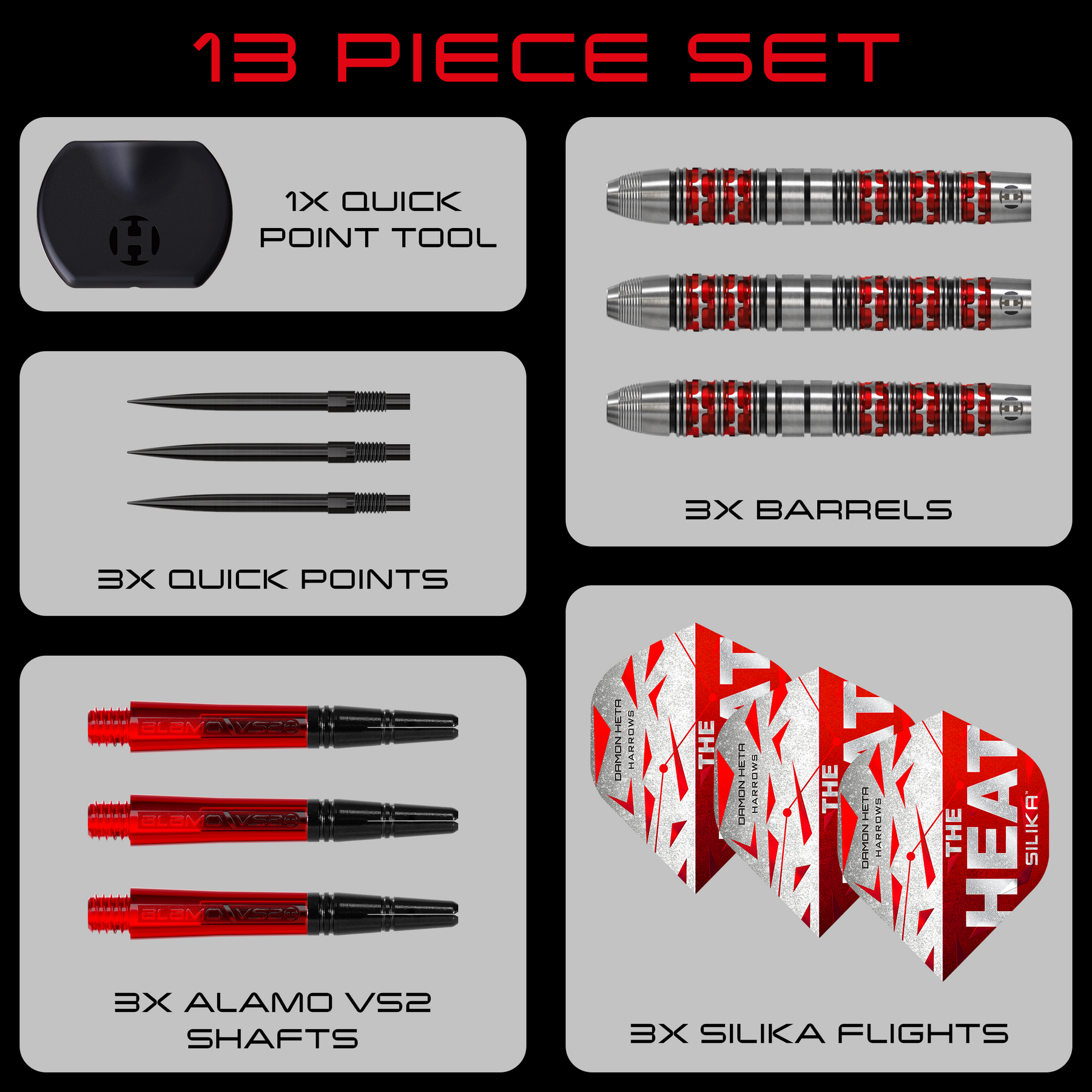 Damon Heta 90% Series 3 Quick Point Darts