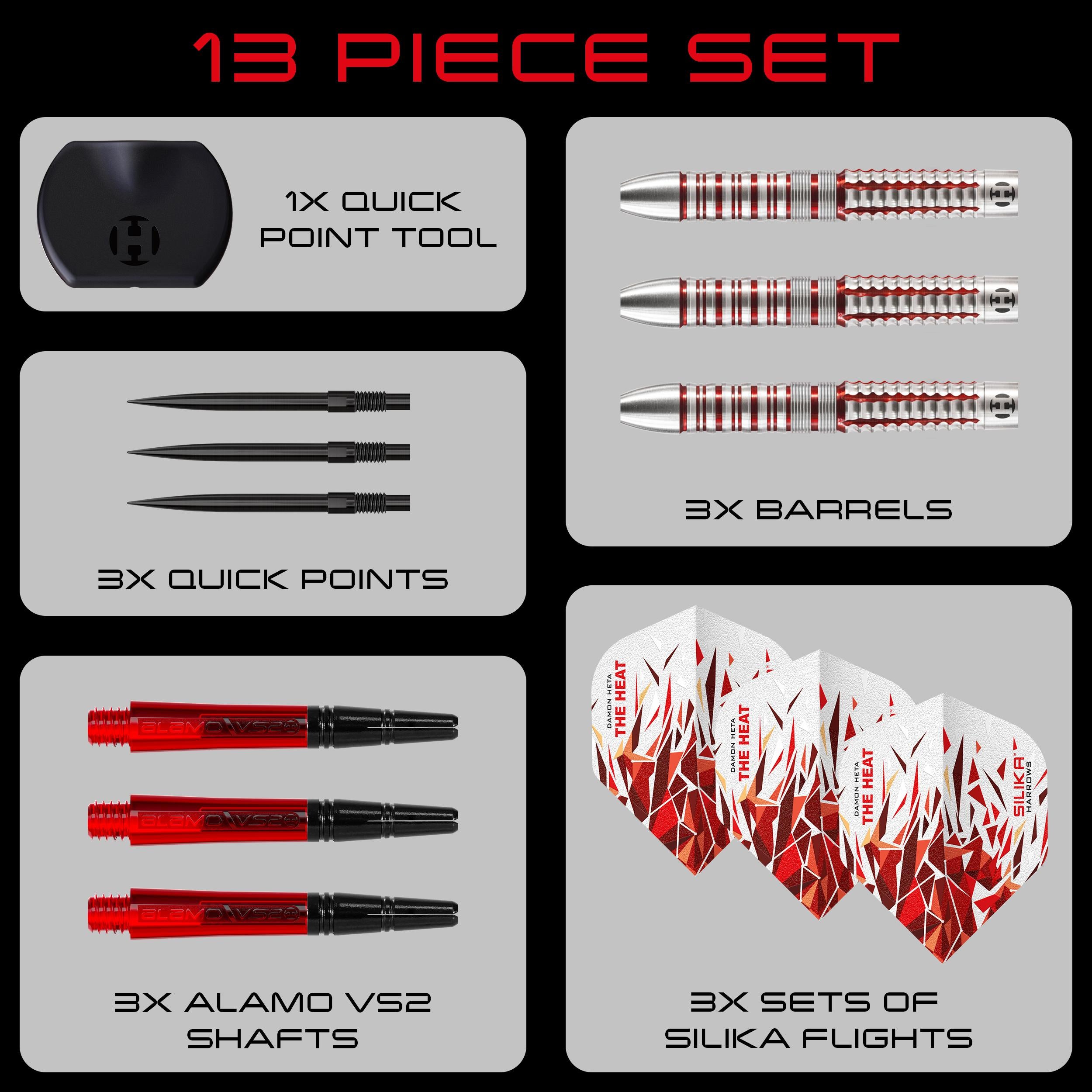 Damon Heta 90% Series 2 Quick Point Darts