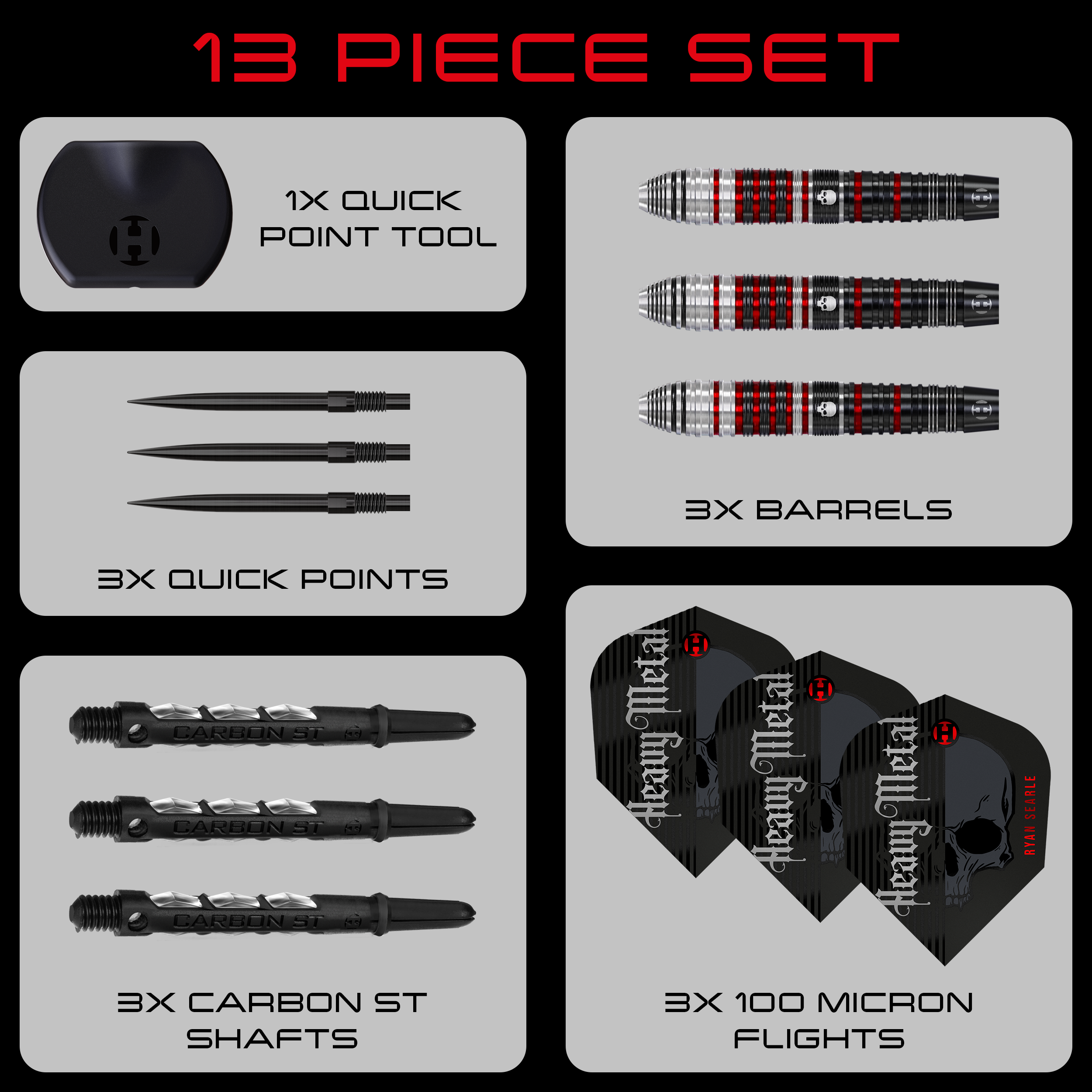 Ryan Searle 90% Series 2 Quick Point Darts