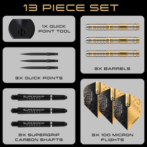 Chizzy 90% Series 2 Quick Point Darts