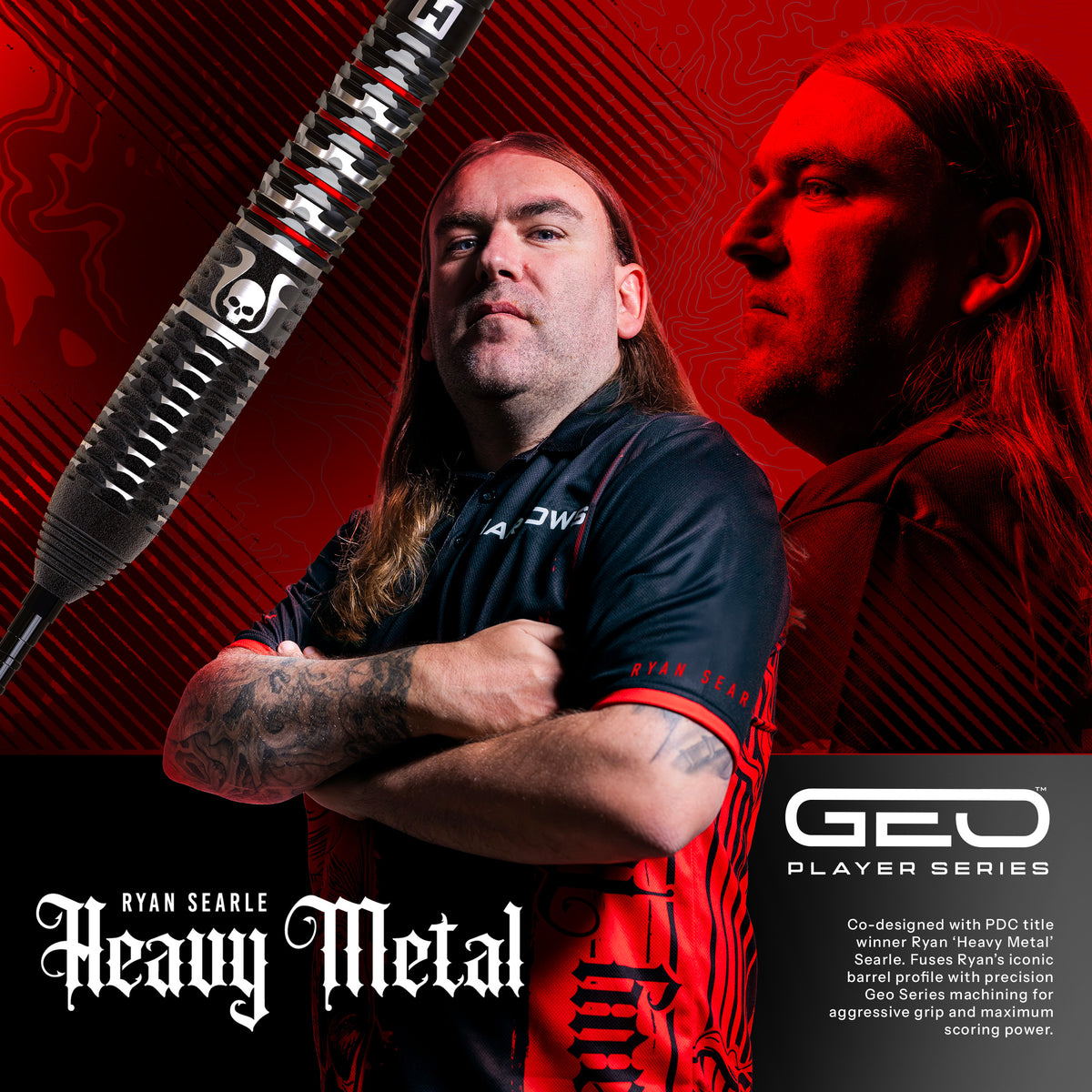 Ryan Searle Geo 90% Tungsten Quick Point Darts