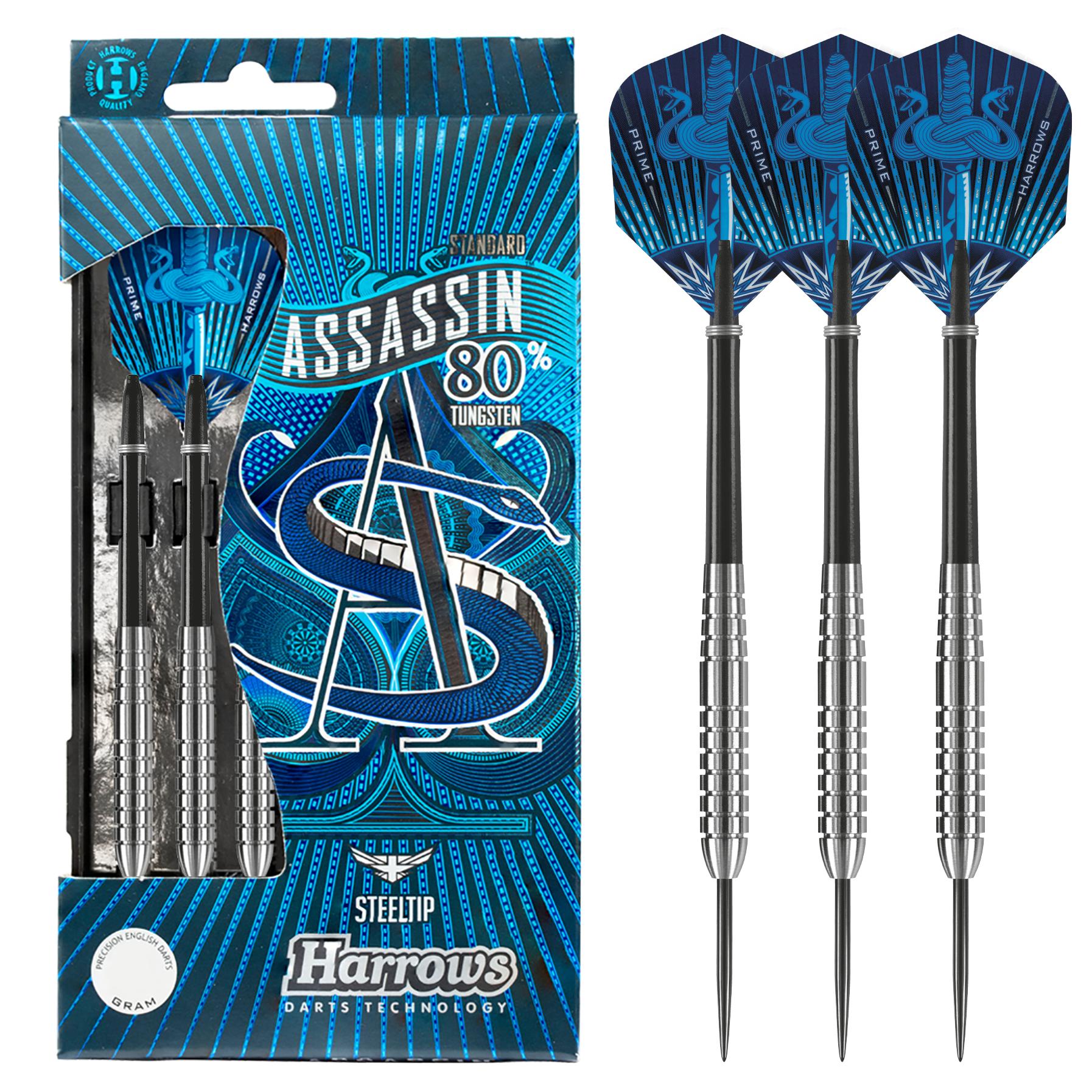 Assassin 80% 24gR Steel Tip Darts