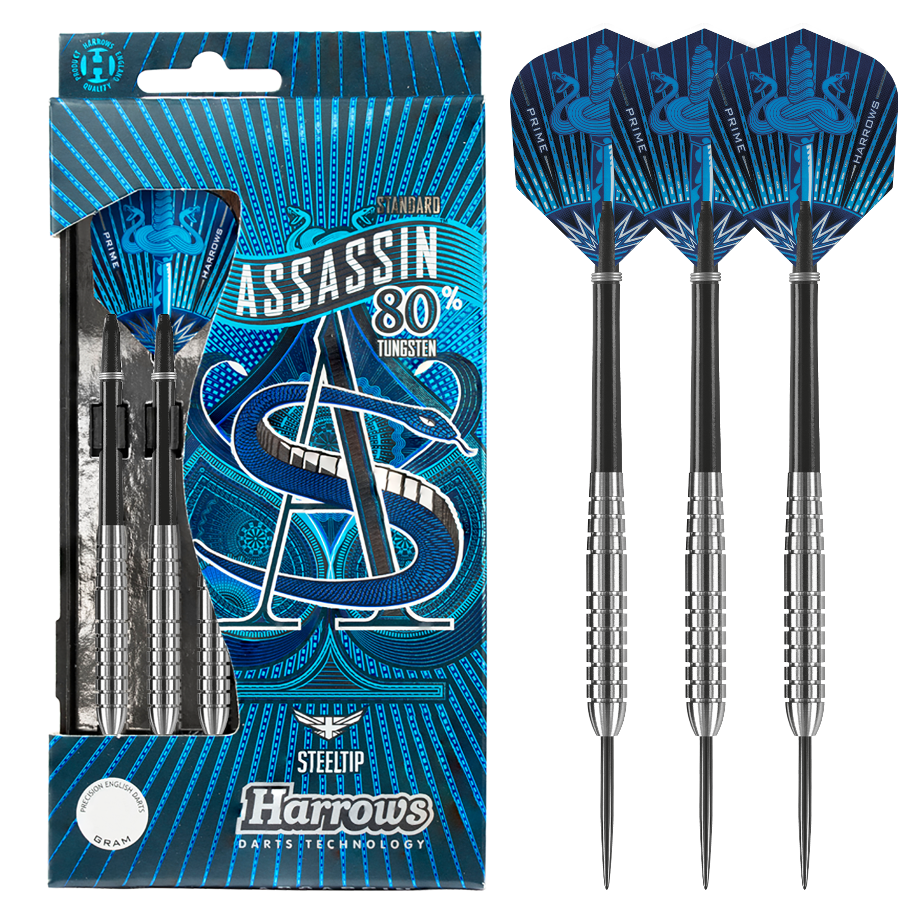Assassin 80% 24gR Steel Tip Darts