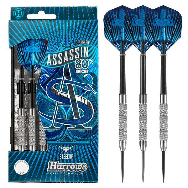 Harrows Weapon 80% Tungsten ダーツセット Assassin 80% 22gK Steel Tip Darts