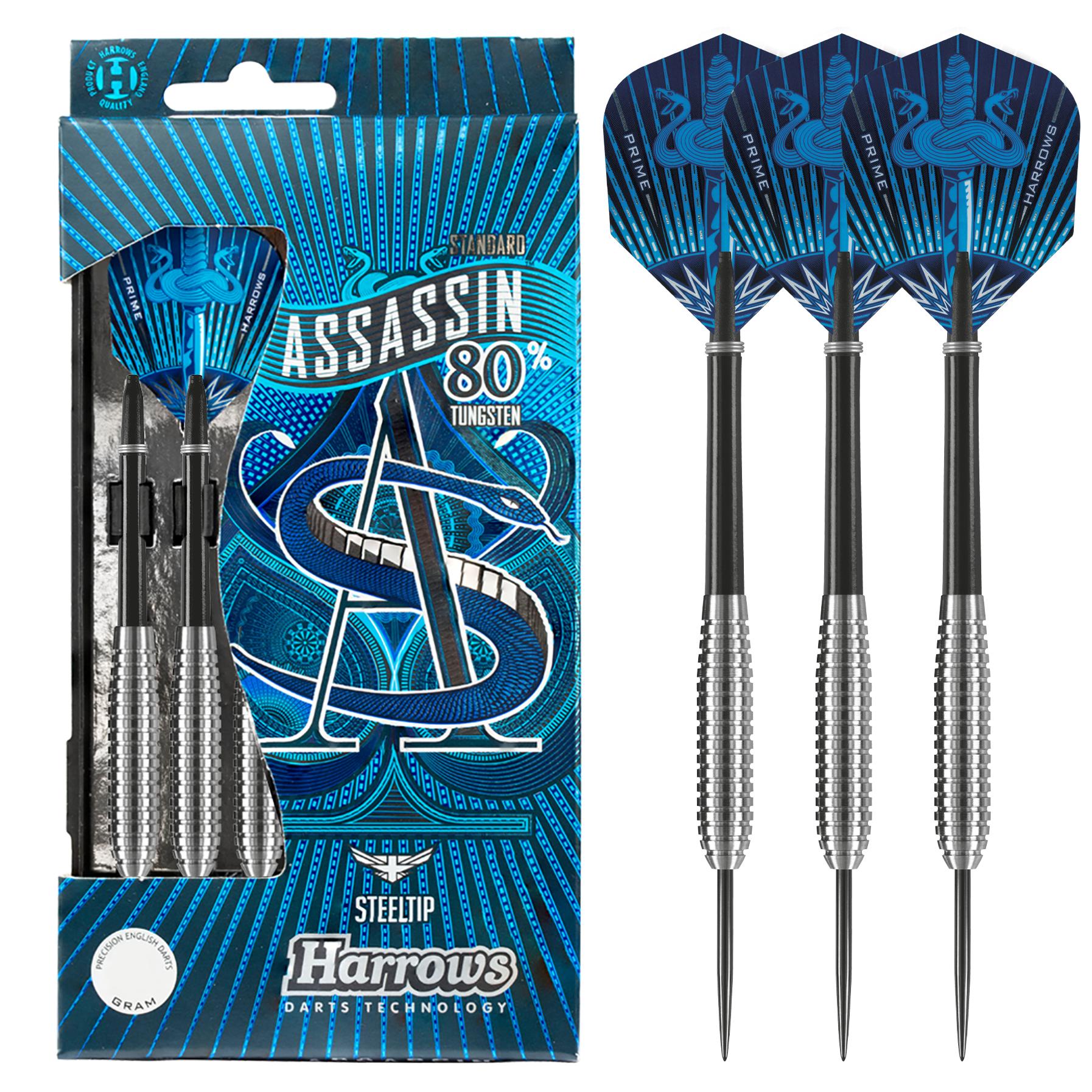 Assassin 80% 23gR Steel Tip Darts