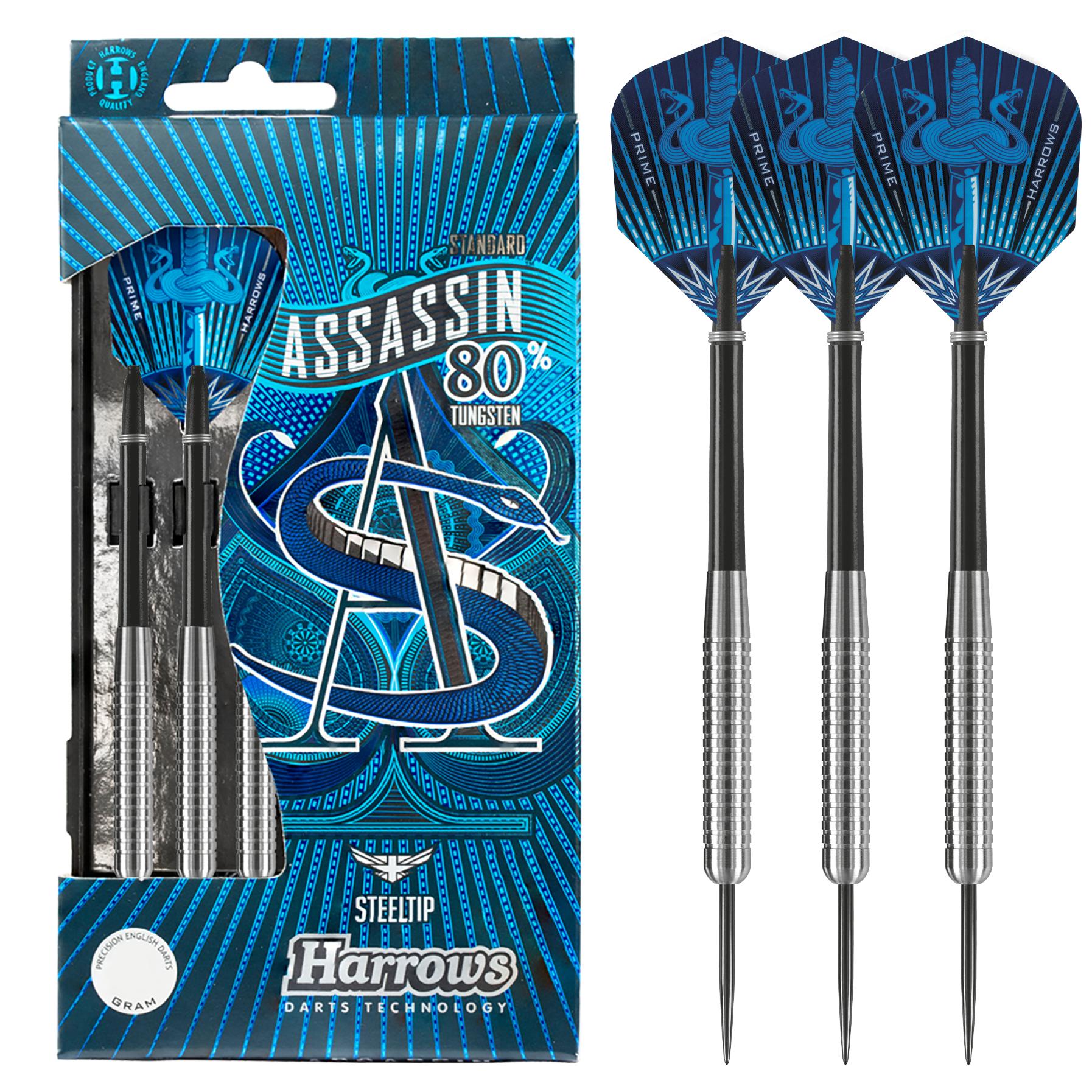 Assassin 80% 25gR Steel Tip Darts