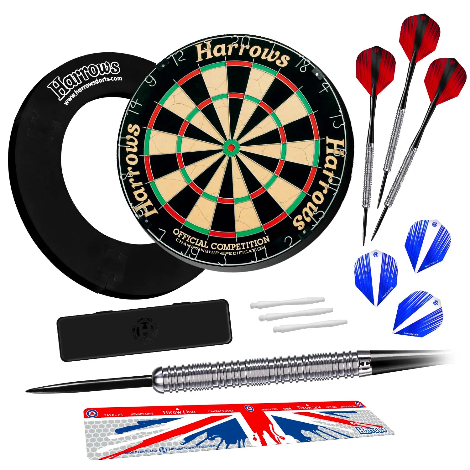 Official Competition + Surround + Tungsten Darts + Throw Line