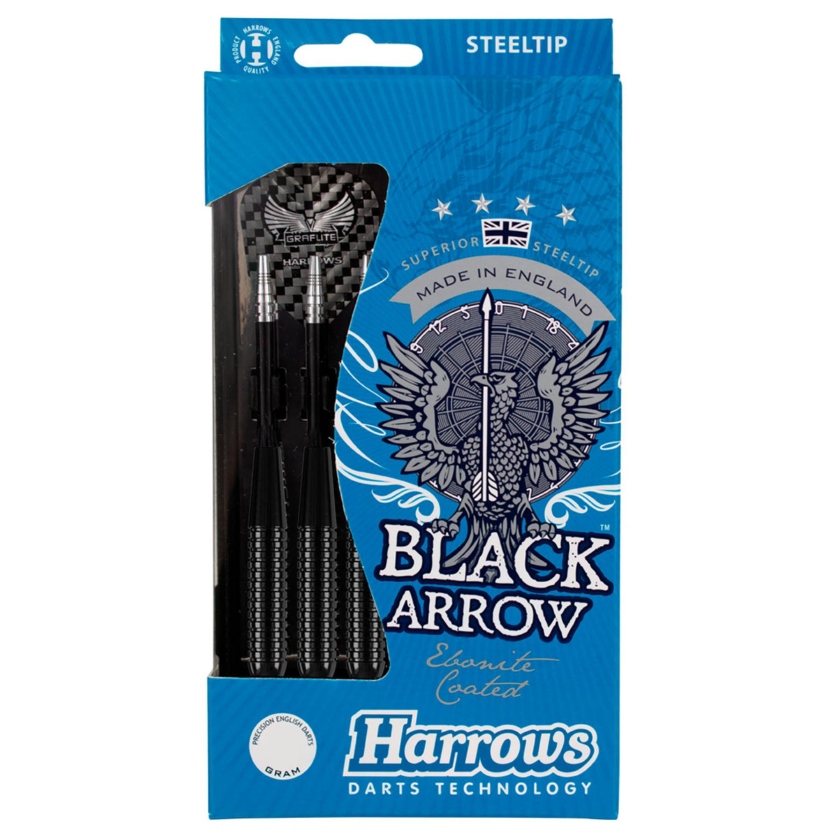 Black Arrow 21gR Steel Tip Darts