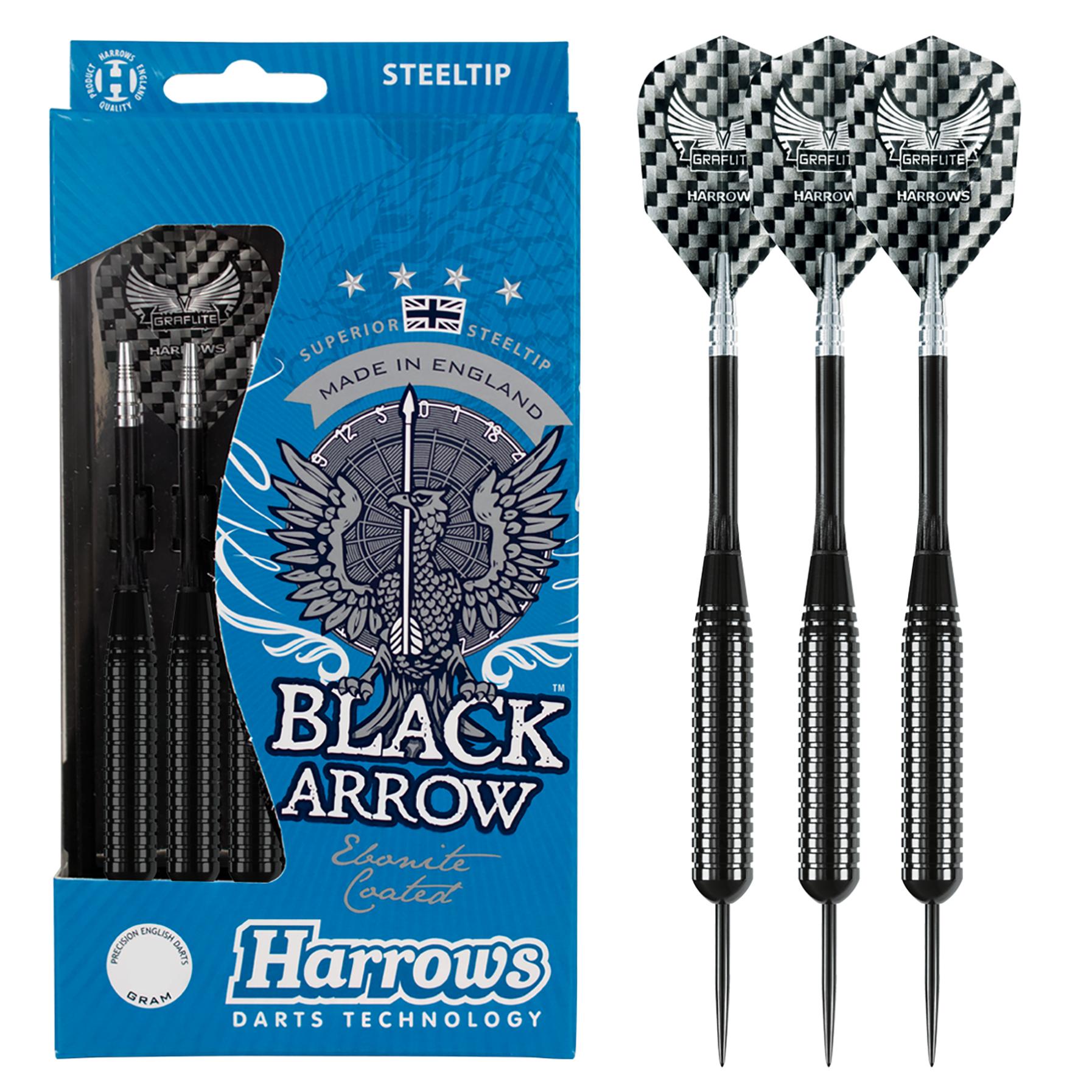 Black Arrow 26gR Steel Tip Darts