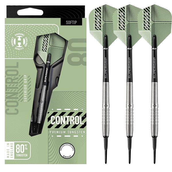 Harrows Weapon 80% Tungsten ダーツセット Control 80% Tapered Soft Tip Darts