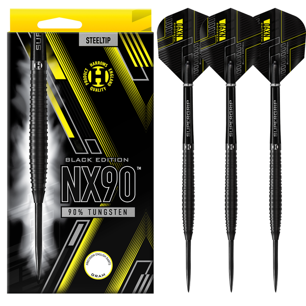 NX90 90% Black Edition Steel Tip Darts