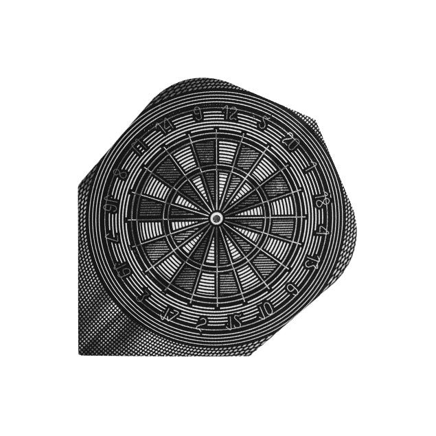 Quadro - Grey Dartboard Flight