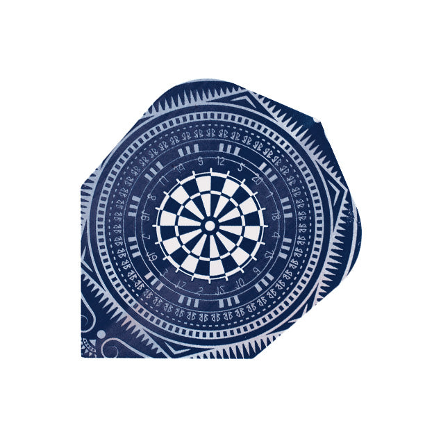 Quadro - Blue Dartboard Flight