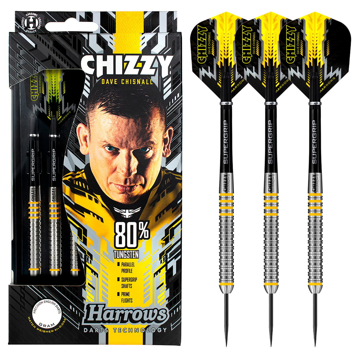 22gR 80% CHIZZY ダーツ STEEL STEEL 2 SERIES CHIZZY Harrows 22g スティール 2 チズィ ハローズ ダーツ