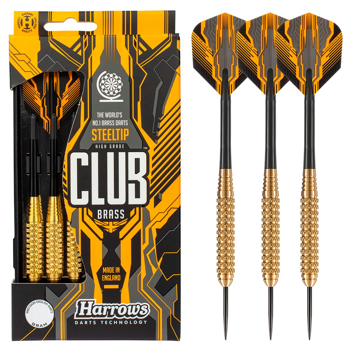 Club Brass 20gK Steel Tip Darts