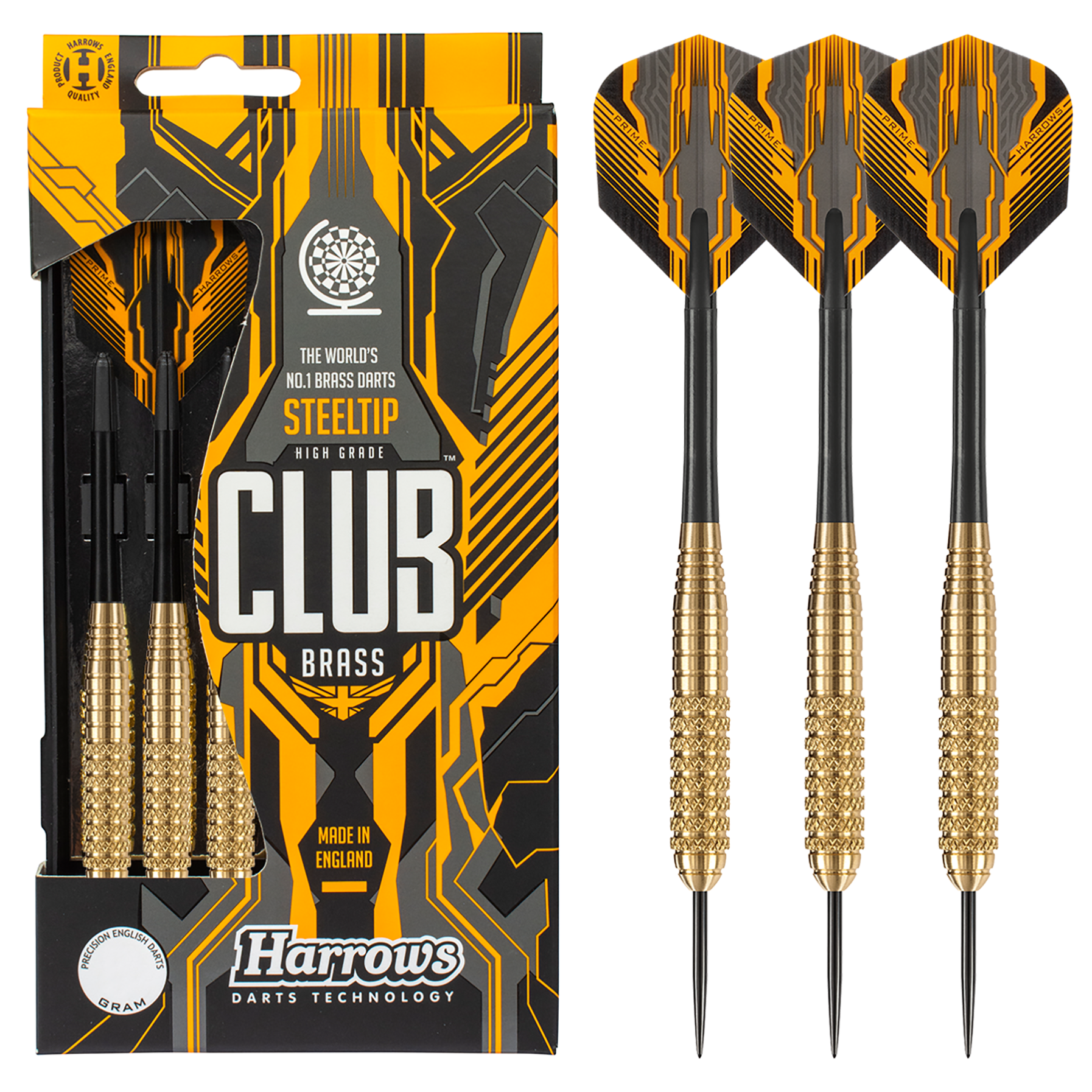 Club Brass 22gK Steel Tip Darts