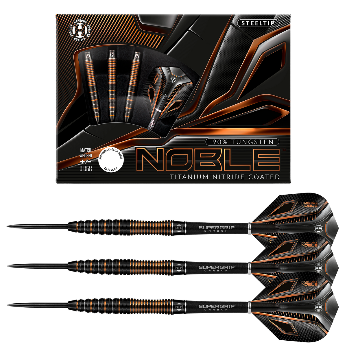 【タングステン90%】Harrows NOBLE 20g【カーボンシャフト付き】 NobleSteeltip-2_e579f6ea-b666-
