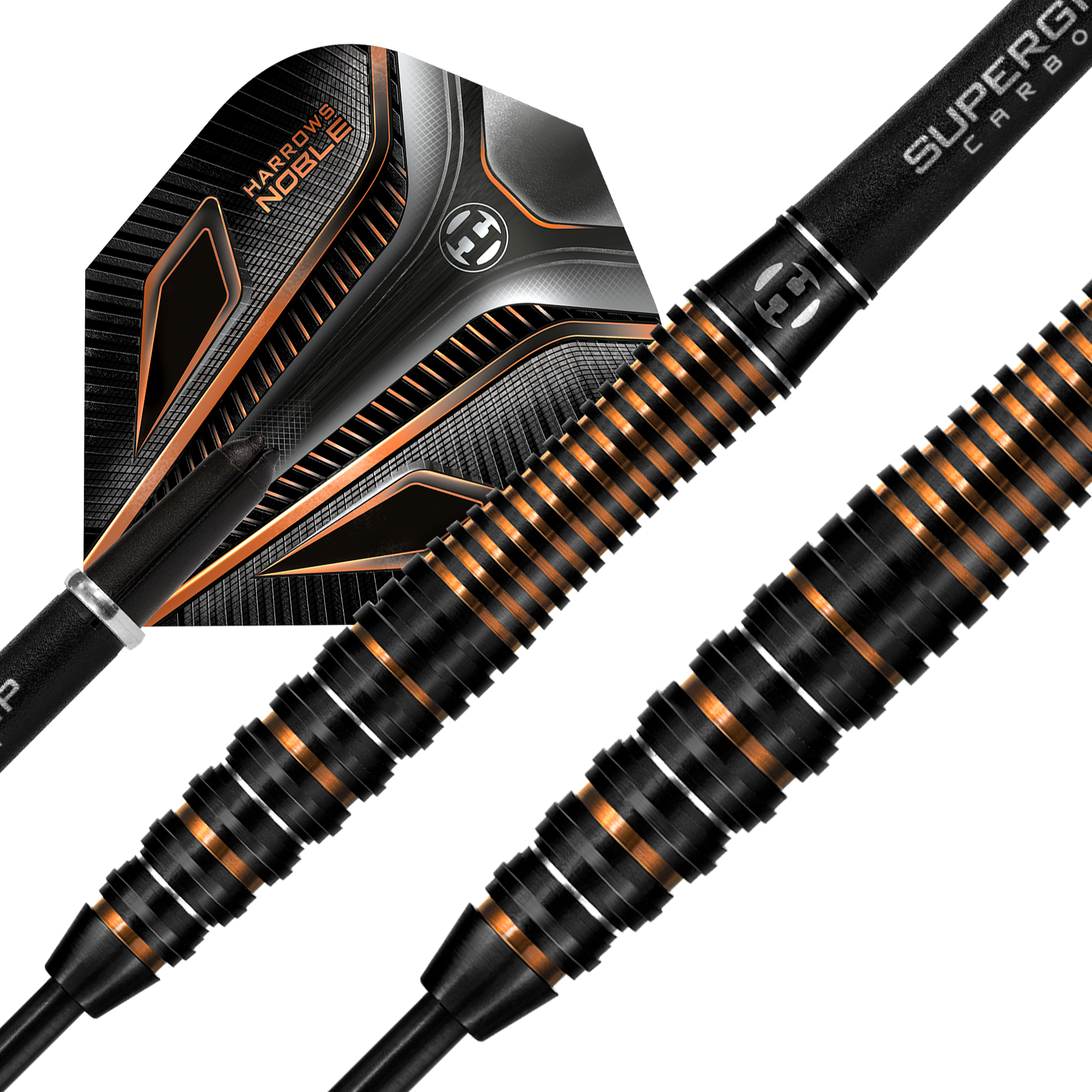 【タングステン90%】Harrows NOBLE 20g【カーボンシャフト付き】 Noble 90% Steel Tip Darts