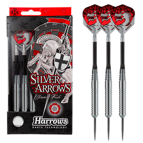 Silver Arrows - Ringed Steel Tip Darts