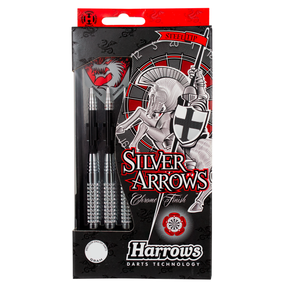 Silver Arrows - Knurled Steel Tip Darts