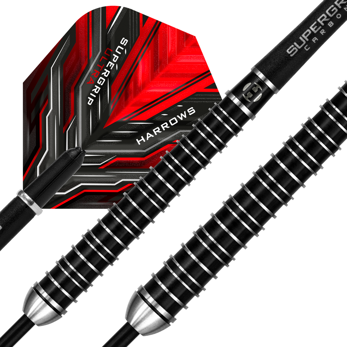 Harrows Super Grip Darts Supergrip Steeltip 22 g Harrows Super Grip Darts Supergrip Steeltip 22 g