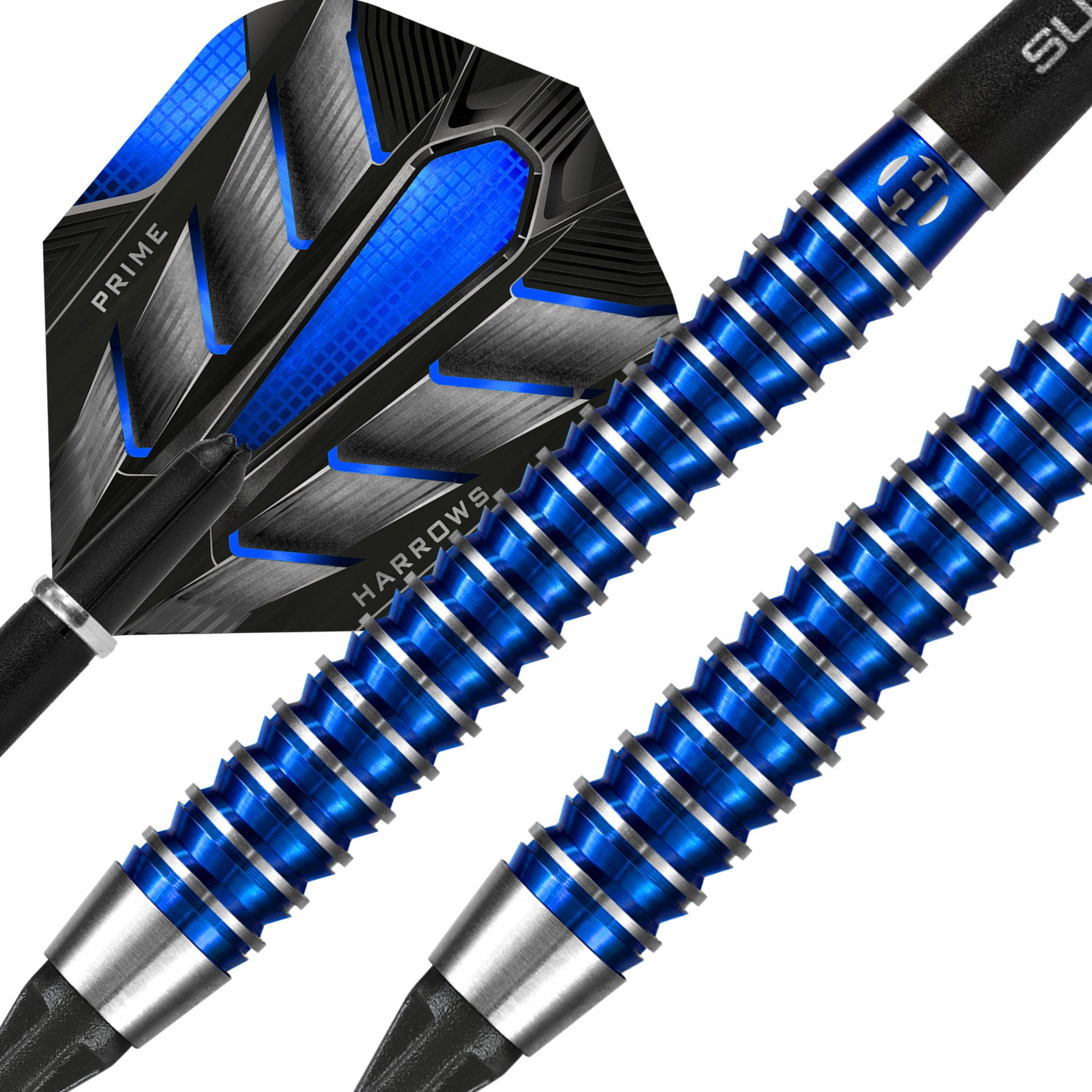 【タングステン90%】Harrows SWARM 18g BLUEカスタムセット Swarm 90% Soft Tip Darts